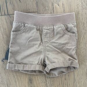 Baby Boy 6-9 months Khaki Shorts Tan Brown Summer Prep Garanimals